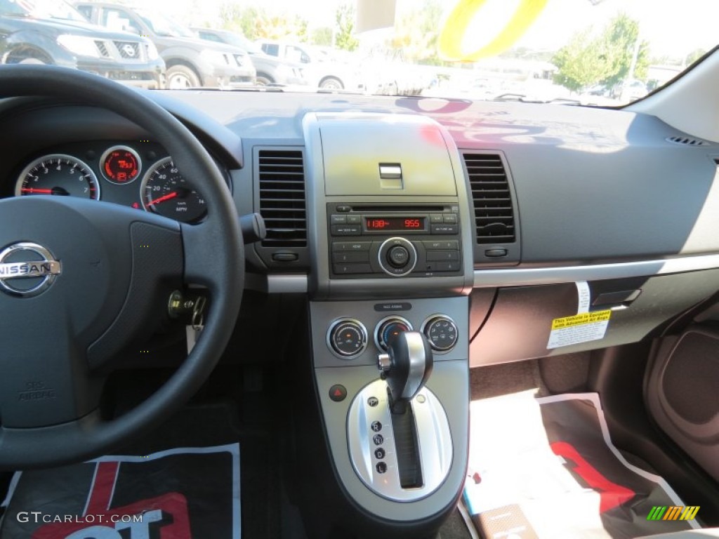 2012 Sentra 2.0 - Super Black / Charcoal photo #14