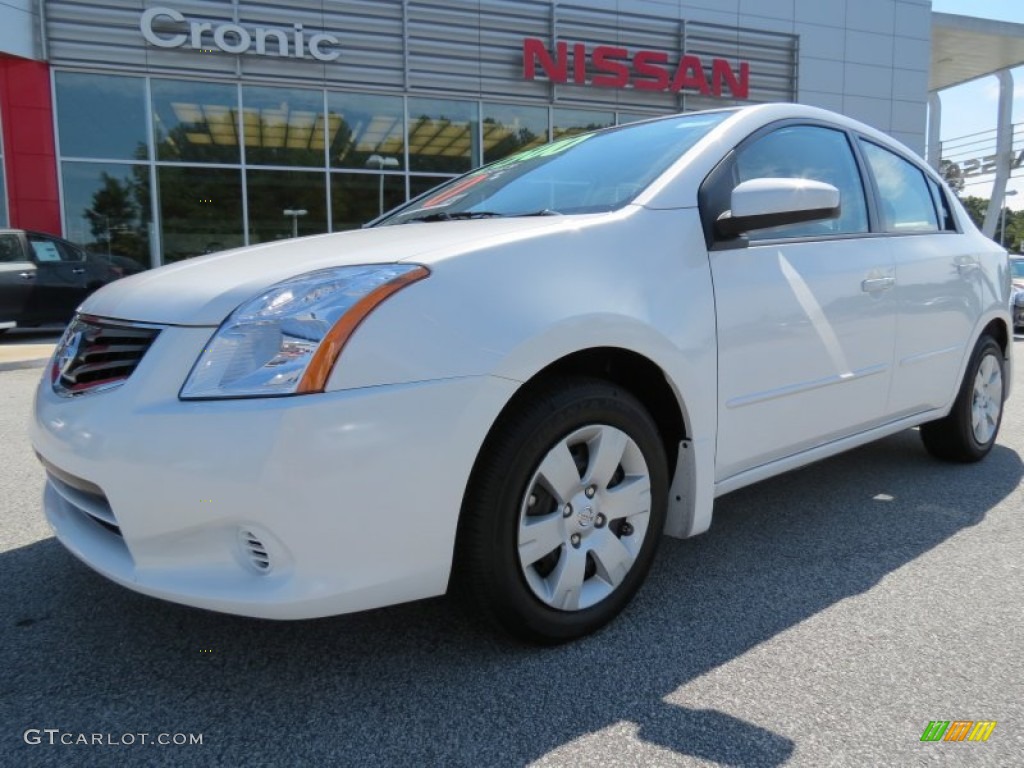 2012 Sentra 2.0 - Aspen White / Charcoal photo #1
