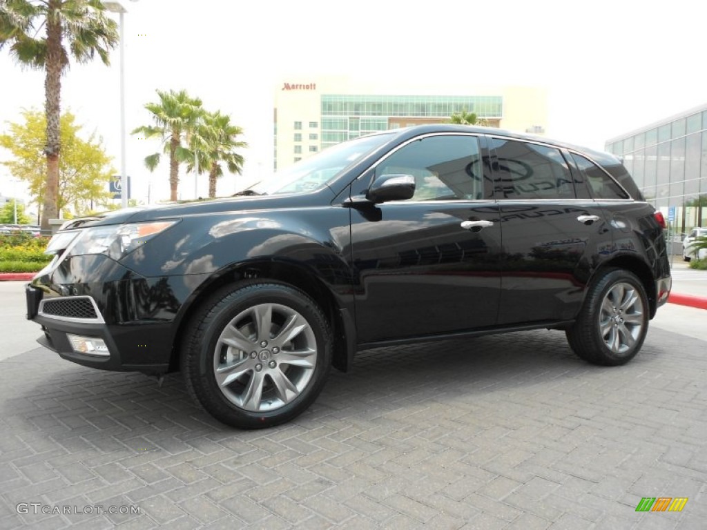 2013 MDX SH-AWD Advance - Crystal Black Pearl / Ebony photo #3