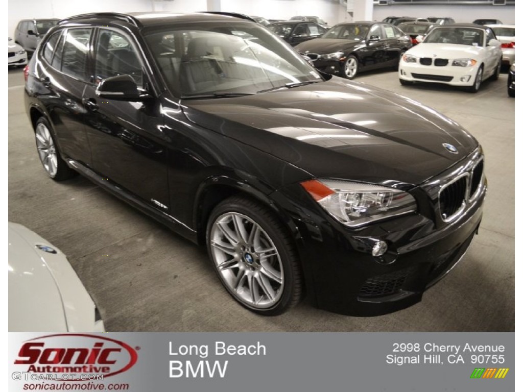 2013 X1 xDrive 35i - Black Sapphire Metallic / Black photo #1
