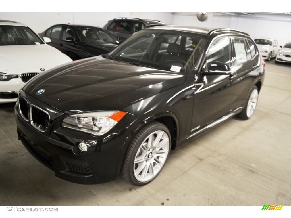 2013 X1 xDrive 35i - Black Sapphire Metallic / Black photo #8