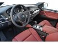 2013 BMW X6 Vermillion Red Interior Prime Interior Photo