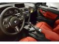 Coral Red/Black 2013 BMW 3 Series 328i Sedan Interior Color