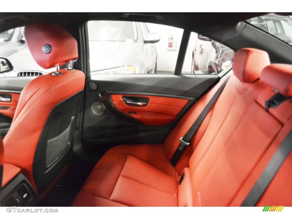 2013 3 Series 328i Sedan - Estoril Blue / Coral Red/Black photo #8