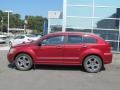 2007 Inferno Red Crystal Pearl Dodge Caliber R/T AWD  photo #2