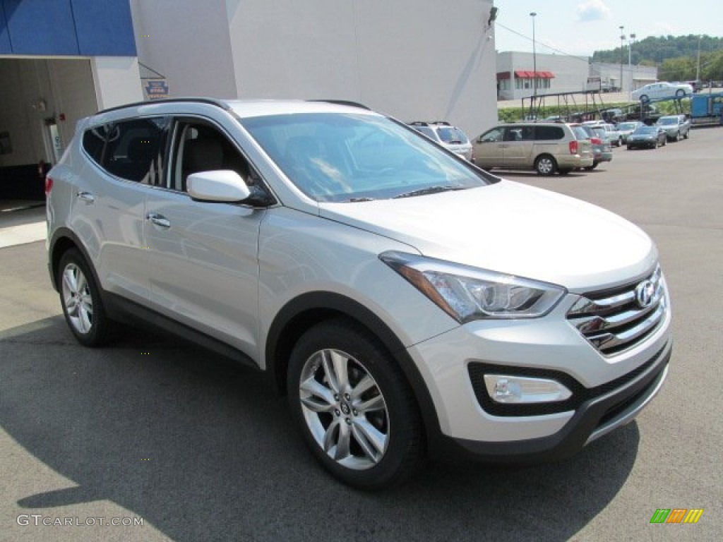 2013 Santa Fe Sport 2.0T AWD - Moonstone Silver / Gray photo #3