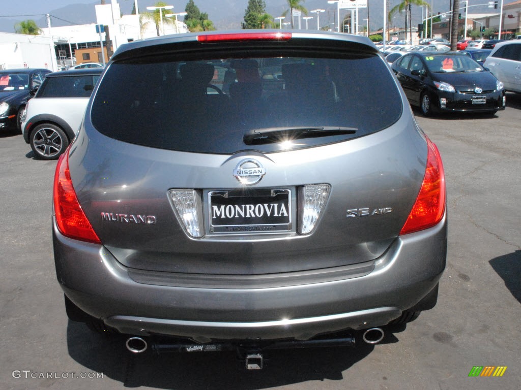 2005 Murano SE AWD - Platinum Metallic / Charcoal photo #4