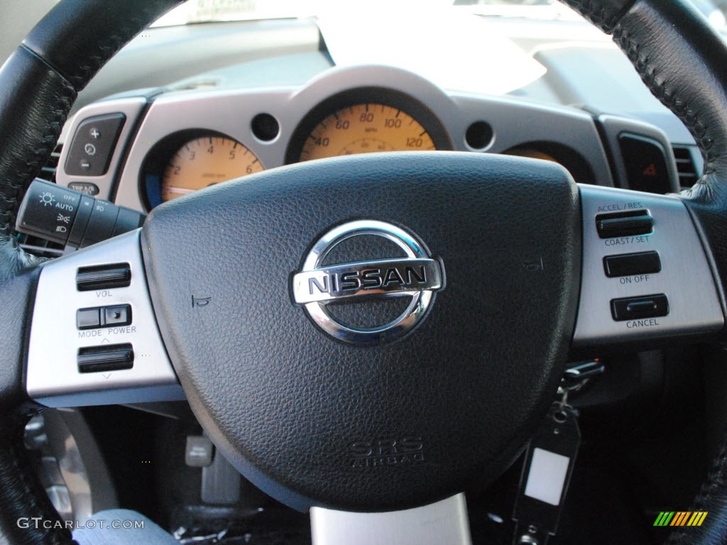 2005 Murano SE AWD - Platinum Metallic / Charcoal photo #11