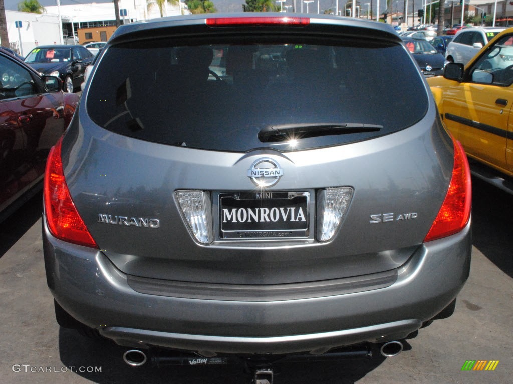 2005 Murano SE AWD - Platinum Metallic / Charcoal photo #21