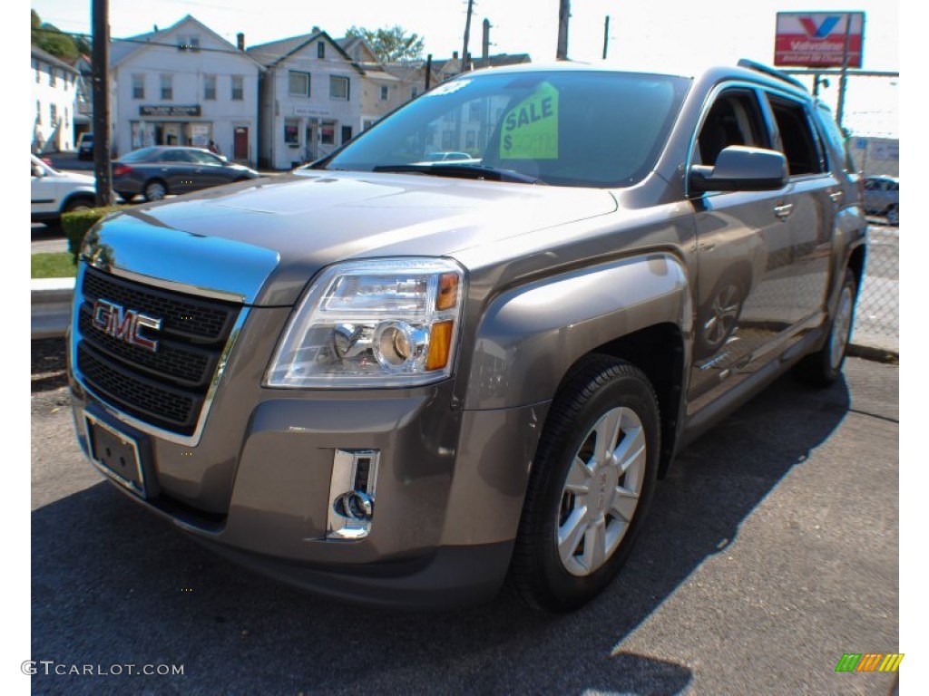 2010 Terrain SLE AWD - Mocha Steel Metallic / Jet Black photo #1