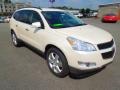 2012 White Diamond Tricoat Chevrolet Traverse LT  photo #1