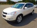 2012 White Diamond Tricoat Chevrolet Traverse LT  photo #2