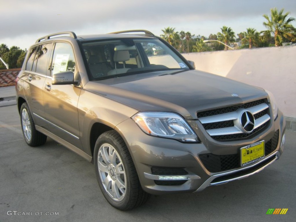 2013 GLK 350 - Pebble Grey Metallic / Almond/Mocha photo #1