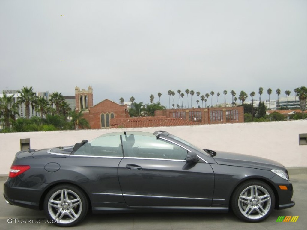 Steel Grey Metallic 2013 Mercedes-Benz E 550 Cabriolet Exterior Photo #70820064