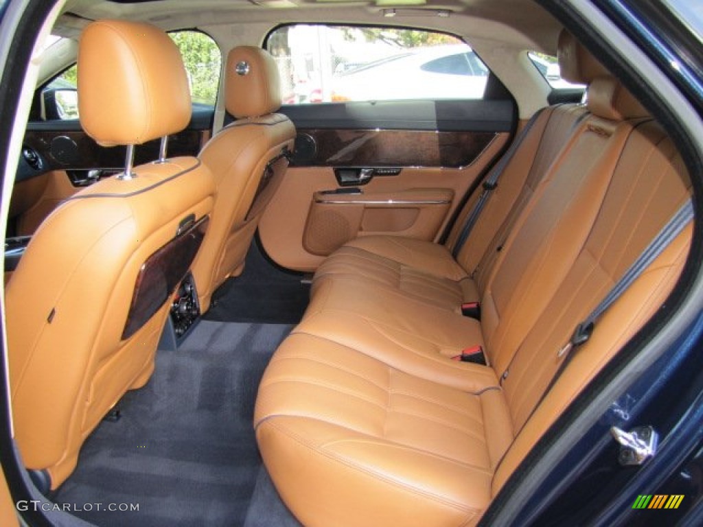 2011 XJ XJL - Indigo Metallic / London Tan/Navy Blue photo #4