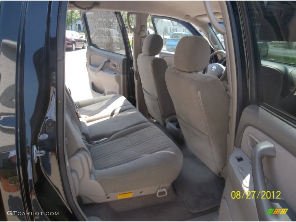 2005 Tundra SR5 Double Cab 4x4 - Black / Taupe photo #10