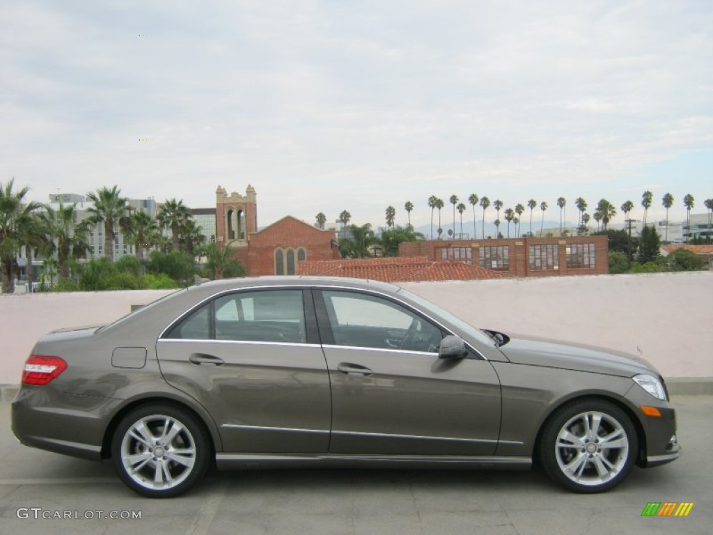 2013 E 350 Sedan - Indium Grey Metallic / Almond photo #3