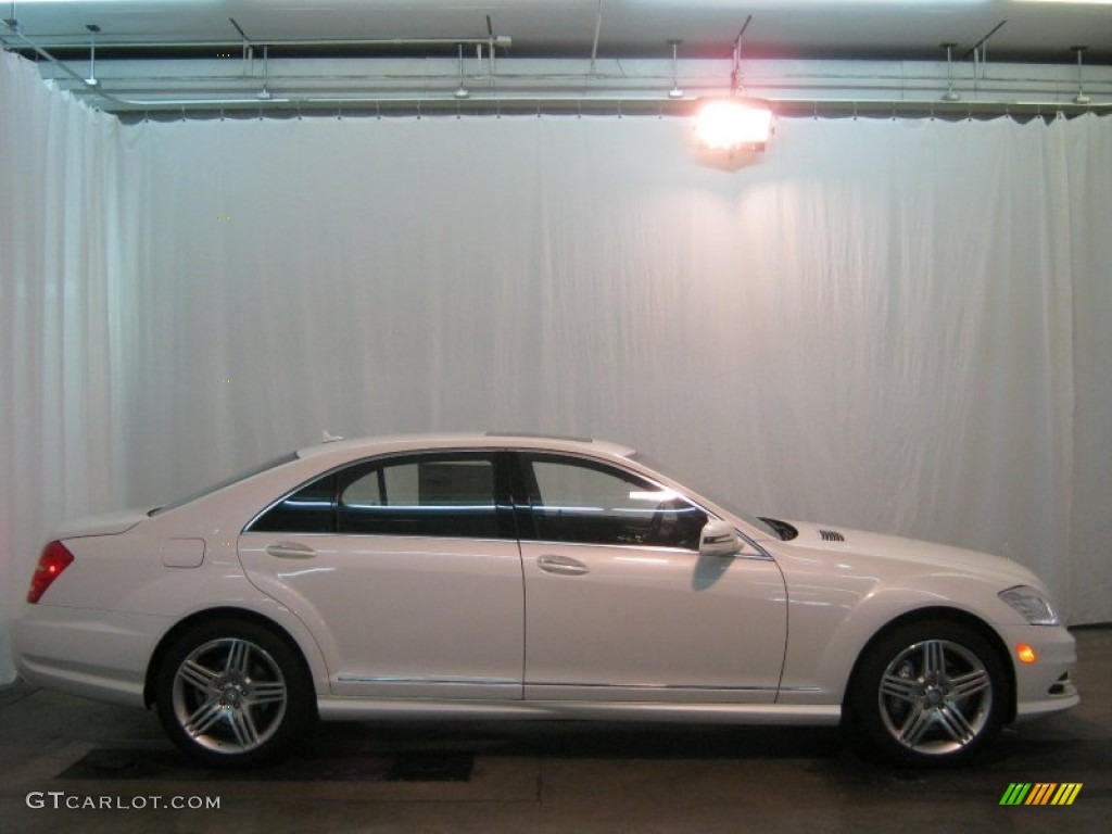 2013 S 550 Sedan - Diamond White Metallic / Black photo #3