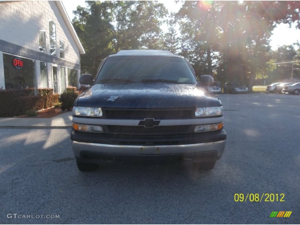 2000 Silverado 1500 Regular Cab 4x4 - Indigo Blue Metallic / Graphite photo #2