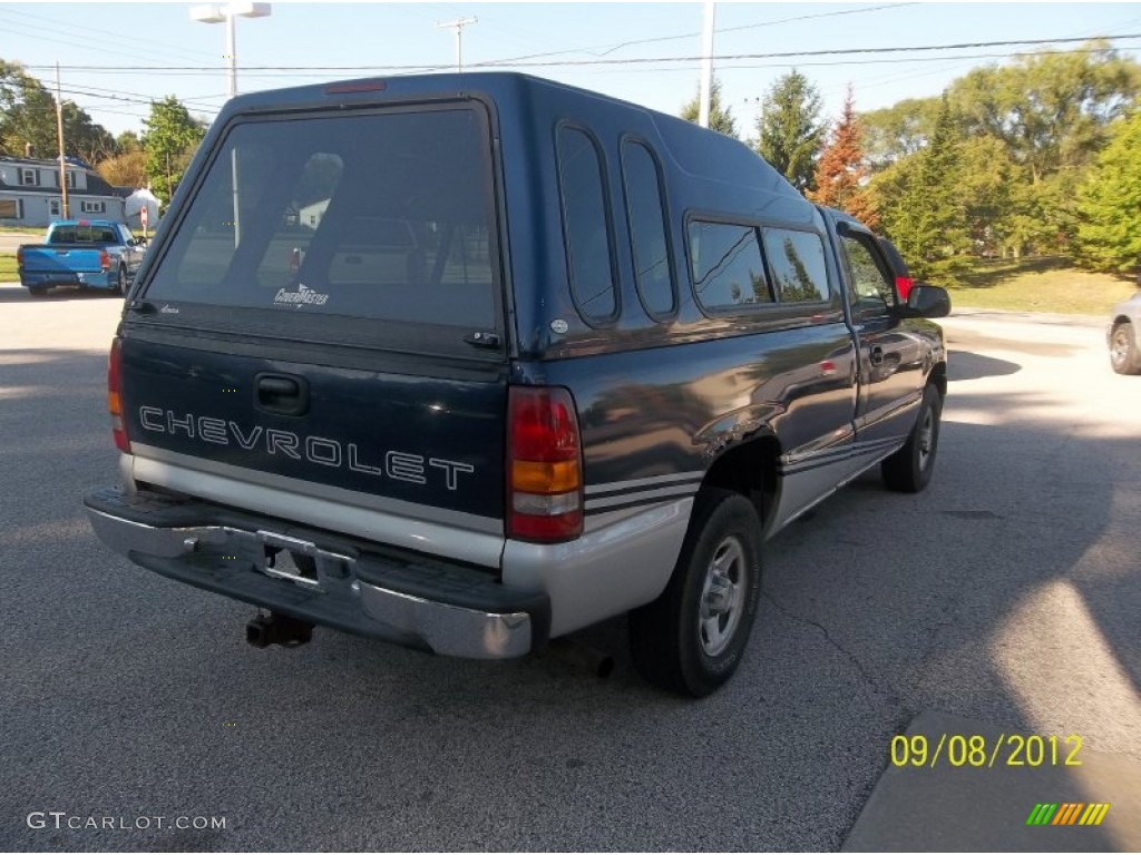 2000 Silverado 1500 Regular Cab 4x4 - Indigo Blue Metallic / Graphite photo #5