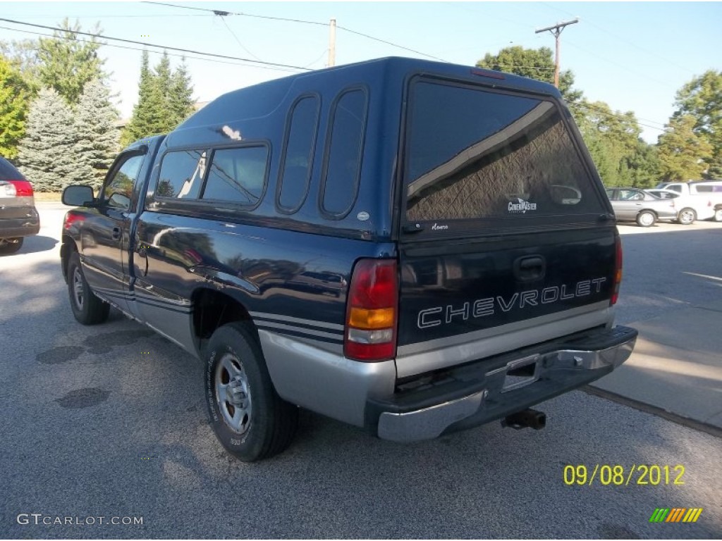 2000 Silverado 1500 Regular Cab 4x4 - Indigo Blue Metallic / Graphite photo #7