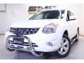 2011 Pearl White Nissan Rogue SV AWD  photo #1