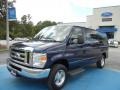 Dark Blue Pearl Metallic 2008 Ford E Series Van E150 Passenger