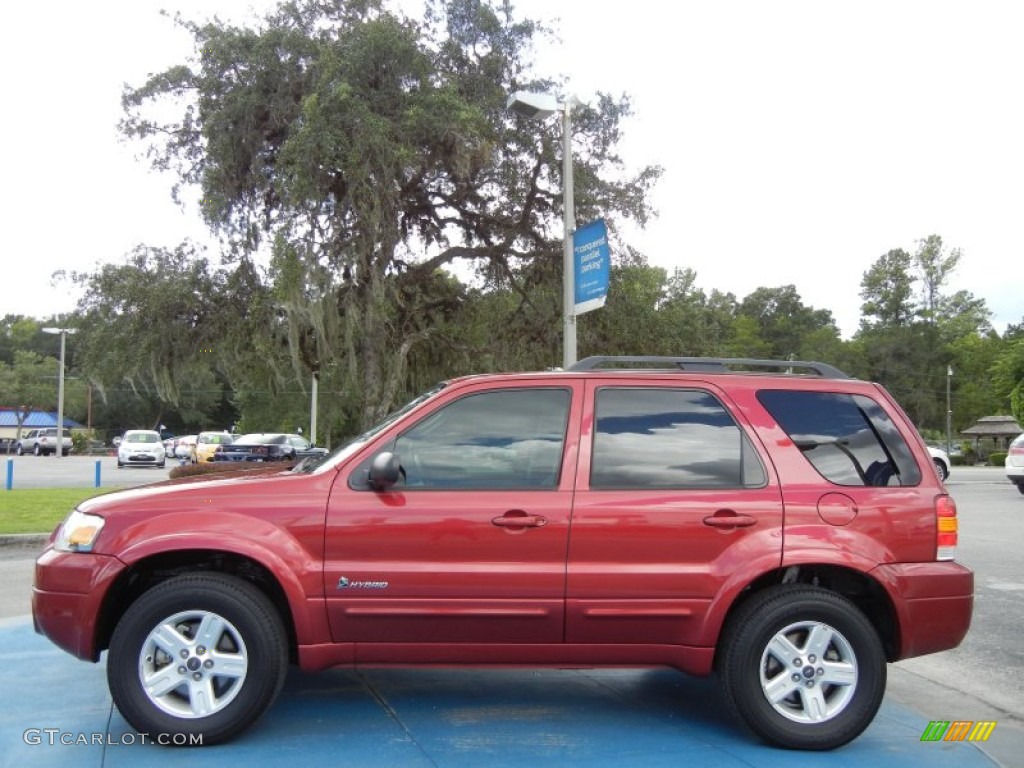 Redfire Metallic 2007 Ford Escape Hybrid Exterior Photo #70827246