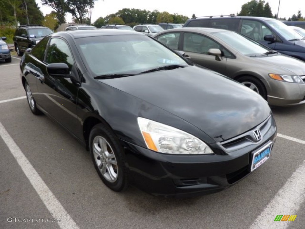 2006 Accord EX Coupe - Nighthawk Black Pearl / Black photo #1