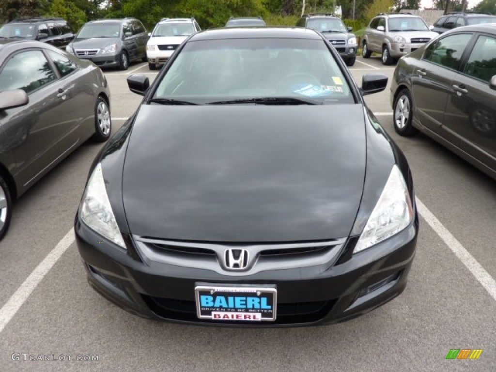 2006 Accord EX Coupe - Nighthawk Black Pearl / Black photo #2