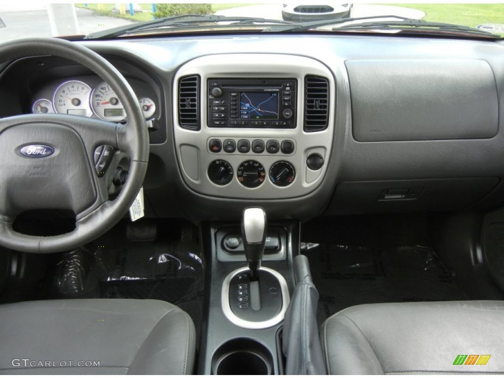 2007 Ford Escape Hybrid Medium/Dark Flint Dashboard Photo #70827420