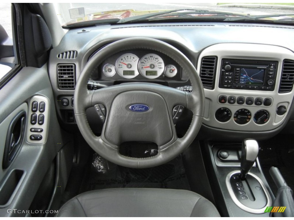2007 Ford Escape Hybrid Medium/Dark Flint Dashboard Photo #70827429