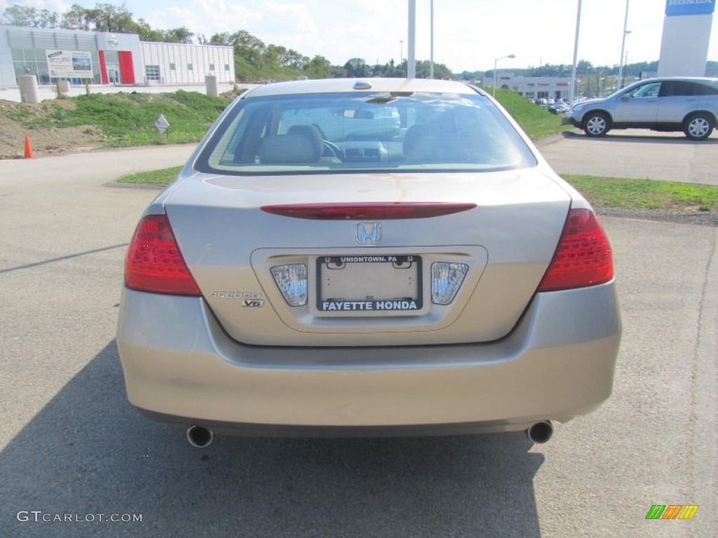 2007 Accord EX-L V6 Sedan - Desert Mist Metallic / Ivory photo #3