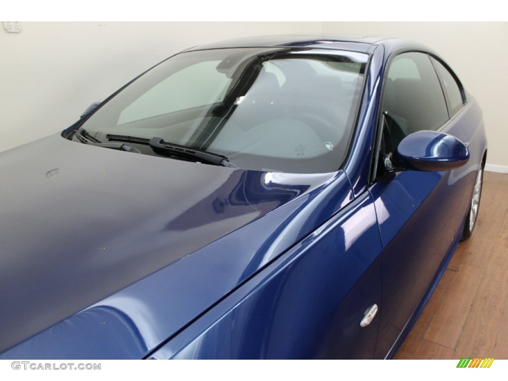 2009 3 Series 335xi Coupe - Montego Blue Metallic / Black photo #12