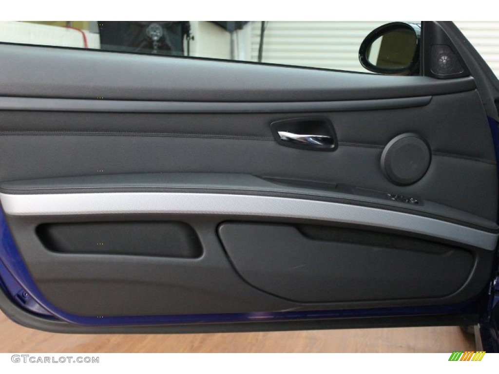 2009 BMW 3 Series 335xi Coupe Black Door Panel Photo #70827711