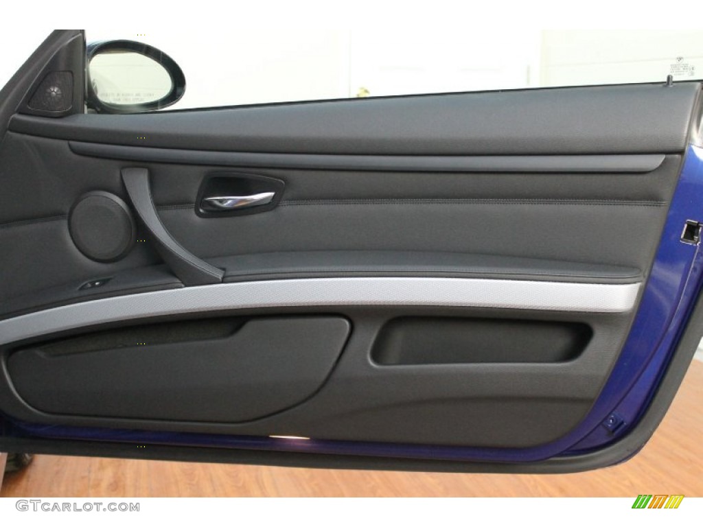 2009 BMW 3 Series 335xi Coupe Black Door Panel Photo #70827721