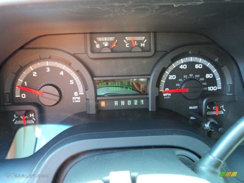 2012 Ford E Series Van E350 XLT Extended Passenger Gauges Photo #70828170