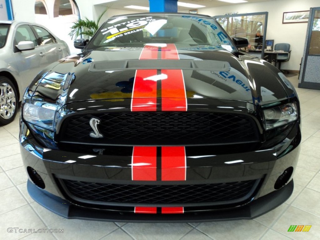 Black 2012 Ford Mustang Shelby GT500 Convertible Exterior Photo #70828323