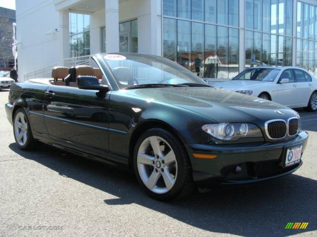 2006 3 Series 325i Convertible - Deep Green Metallic / Sand photo #3