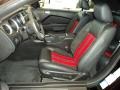 Charcoal Black/Red Front Seat Photo for 2012 Ford Mustang #70828359