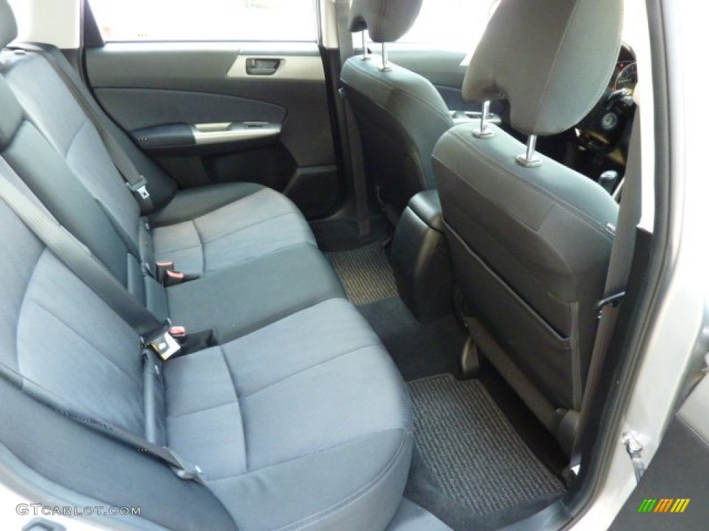 2010 Forester 2.5 X Premium - Spark Silver Metallic / Black photo #5