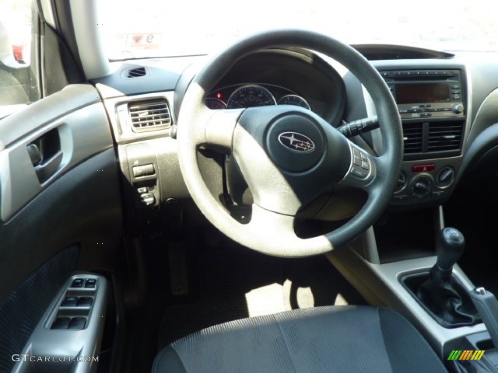 2010 Forester 2.5 X Premium - Spark Silver Metallic / Black photo #14