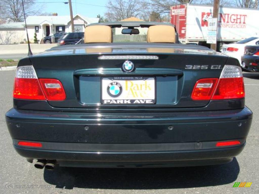 2006 3 Series 325i Convertible - Deep Green Metallic / Sand photo #12