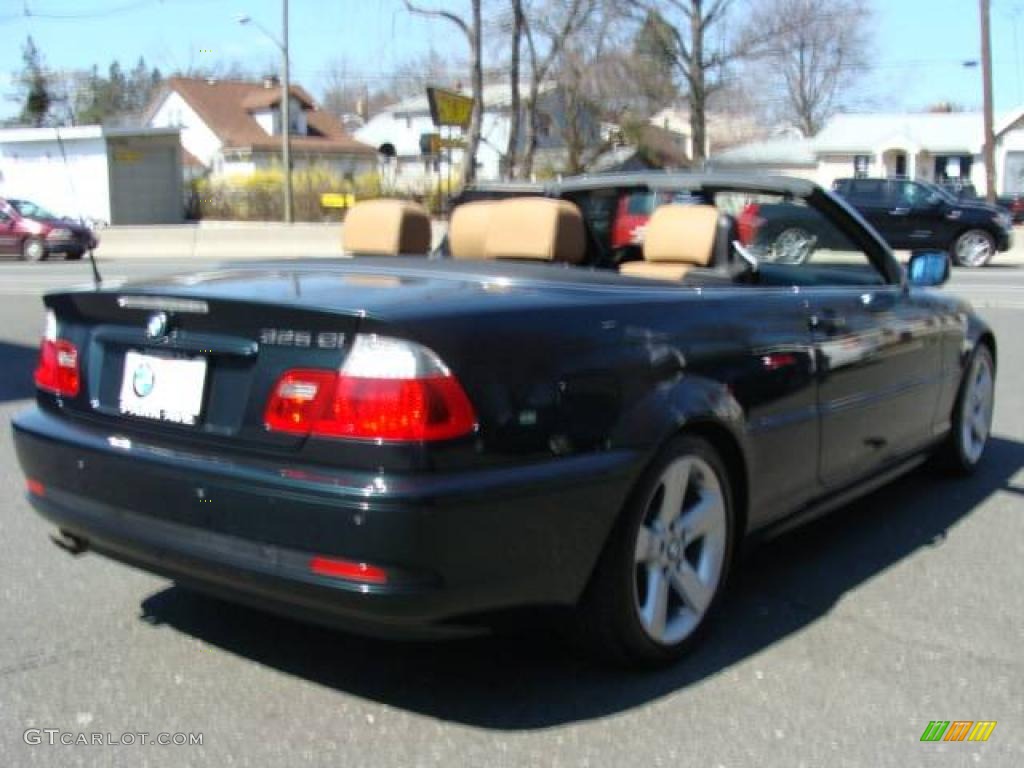 2006 3 Series 325i Convertible - Deep Green Metallic / Sand photo #14