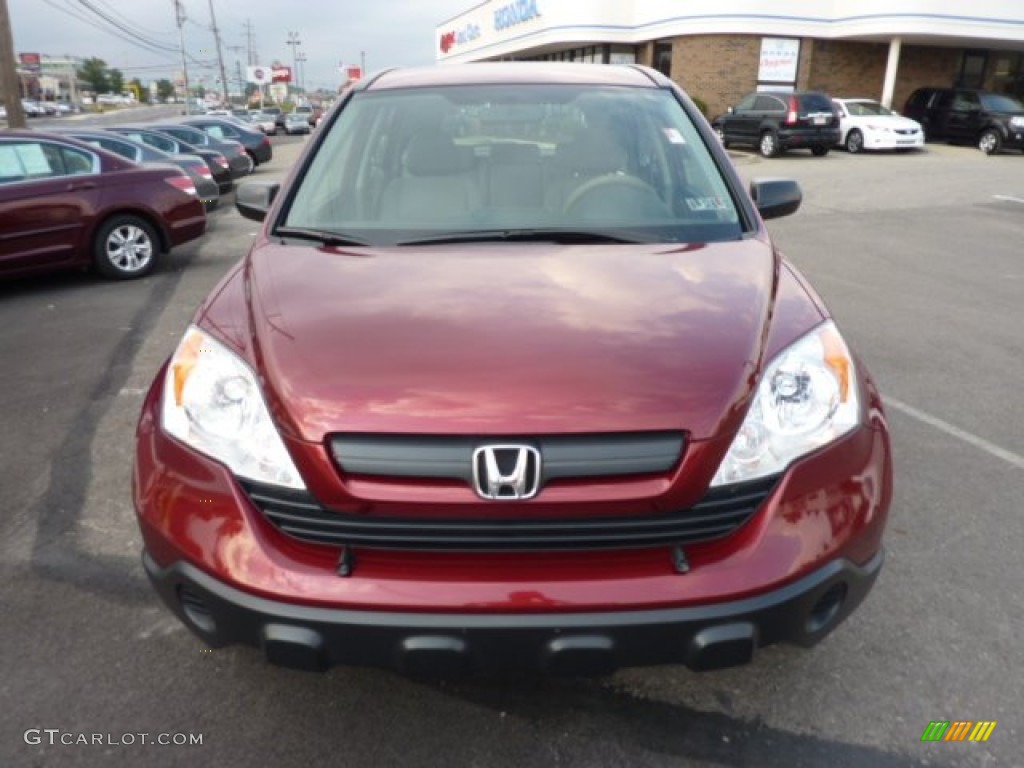 2008 CR-V LX - Tango Red Pearl / Gray photo #2