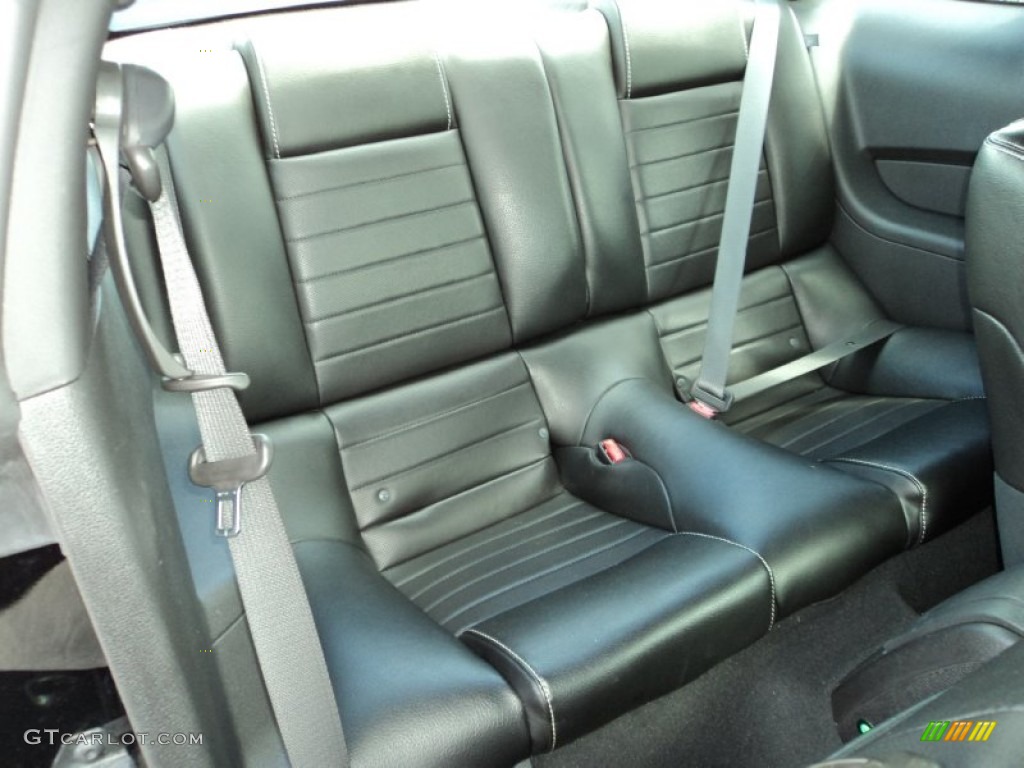 Charcoal Black Interior 2010 Ford Mustang V6 Premium Coupe Photo #70829424