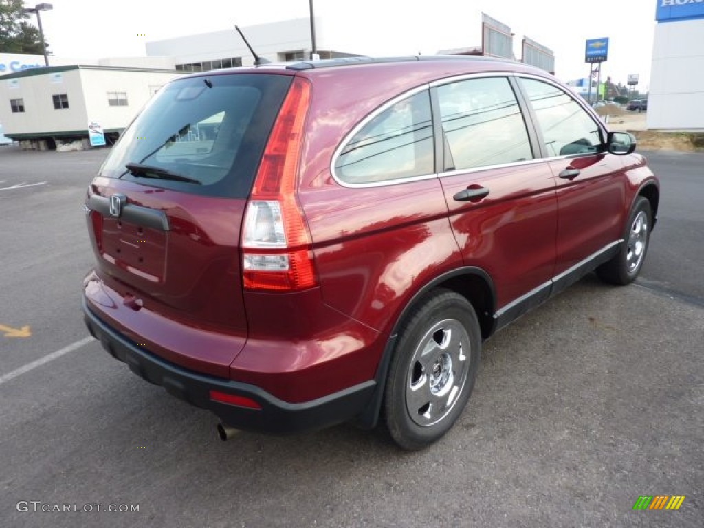 2008 CR-V LX - Tango Red Pearl / Gray photo #7