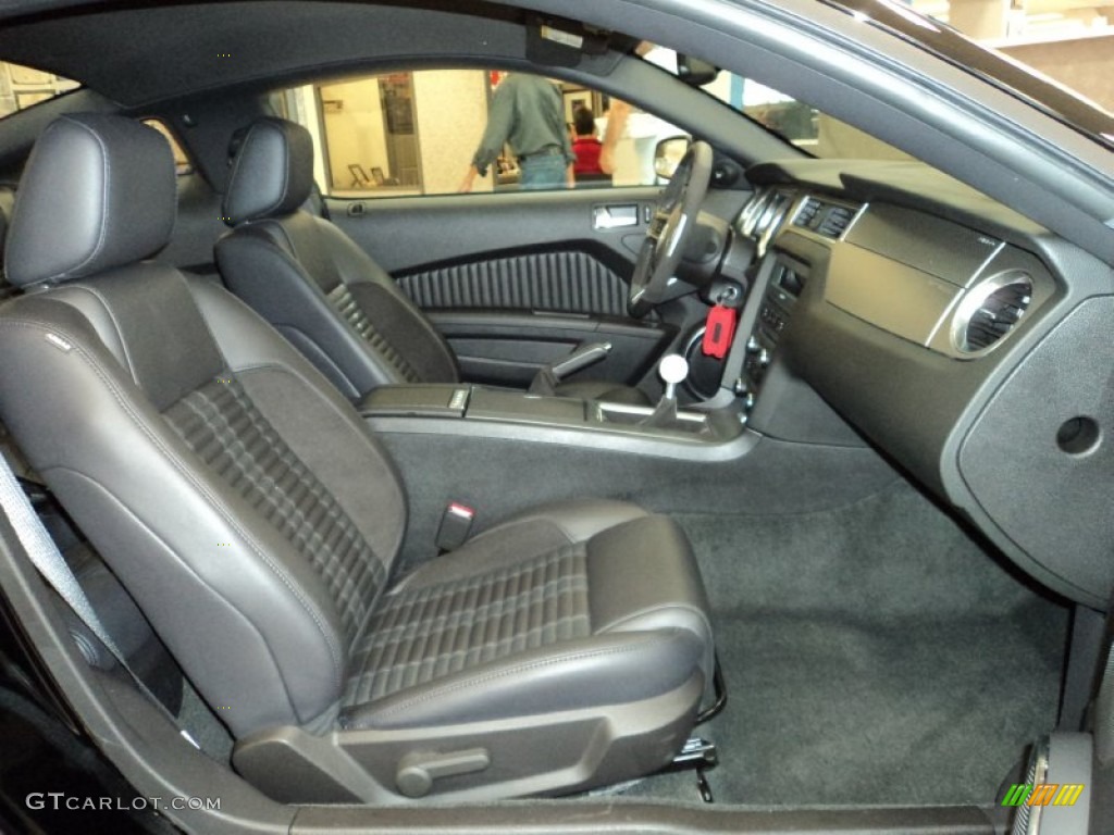 Charcoal Black/Black Interior 2012 Ford Mustang Shelby GT500 SVT Performance Package Coupe Photo #70829733