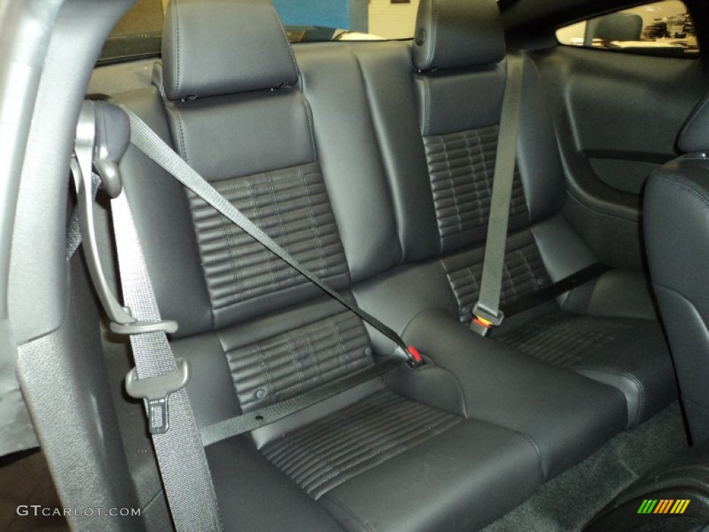 2012 Ford Mustang Shelby GT500 SVT Performance Package Coupe Rear Seat Photo #70829742
