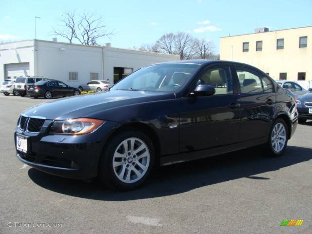 2006 3 Series 325xi Sedan - Monaco Blue Metallic / Beige photo #4